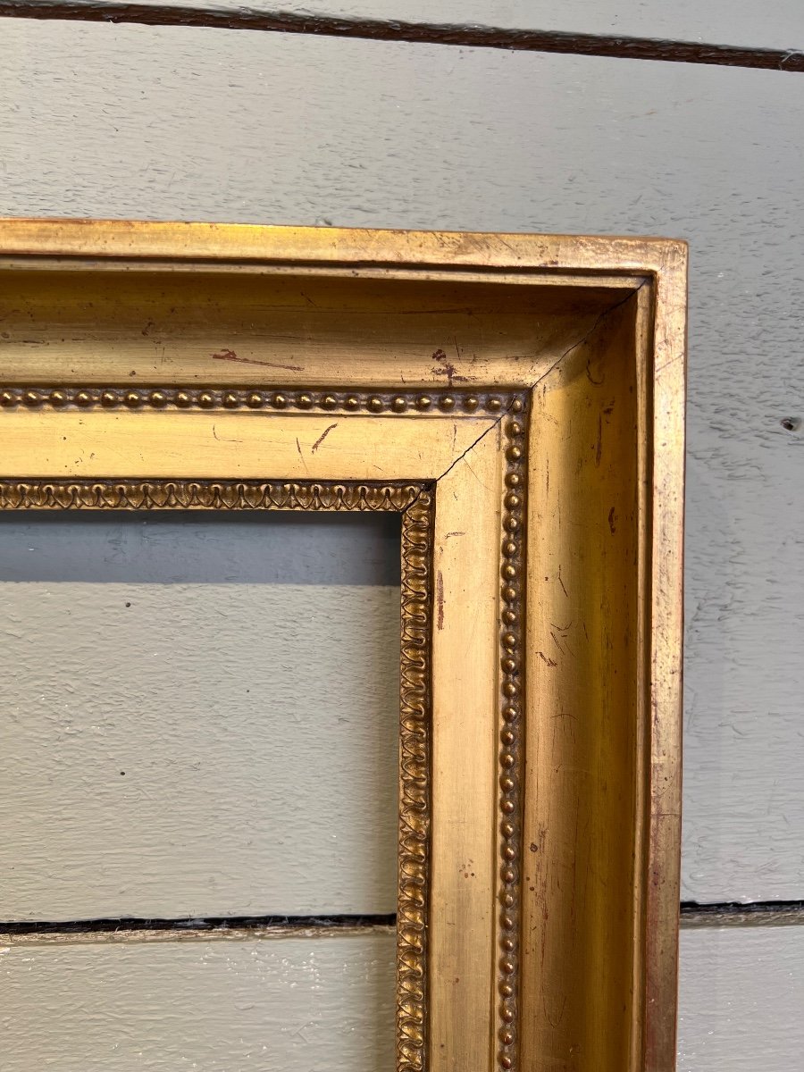 Empire Golden Wood Frame 19th Century-photo-3