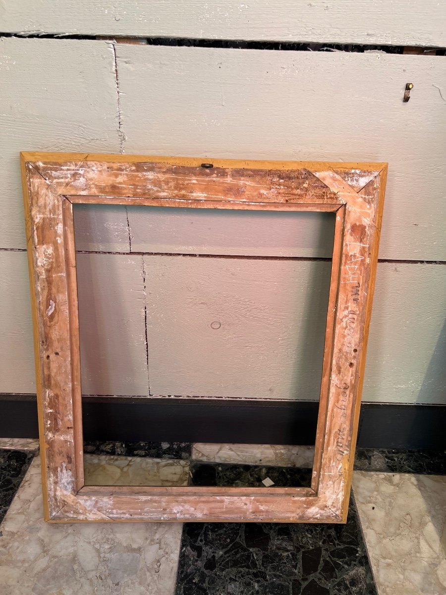 Empire Golden Wood Frame 19th Century-photo-4