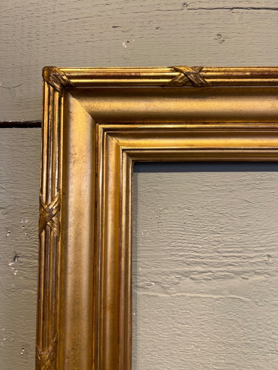 Napoleon III Golden Wood Frame 19th Century-photo-2