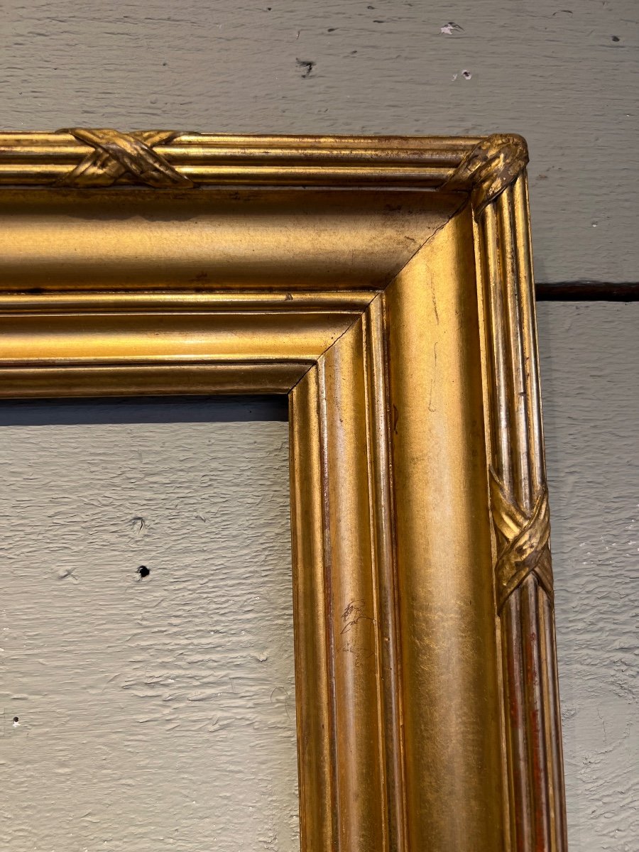 Napoleon III Golden Wood Frame 19th Century-photo-3