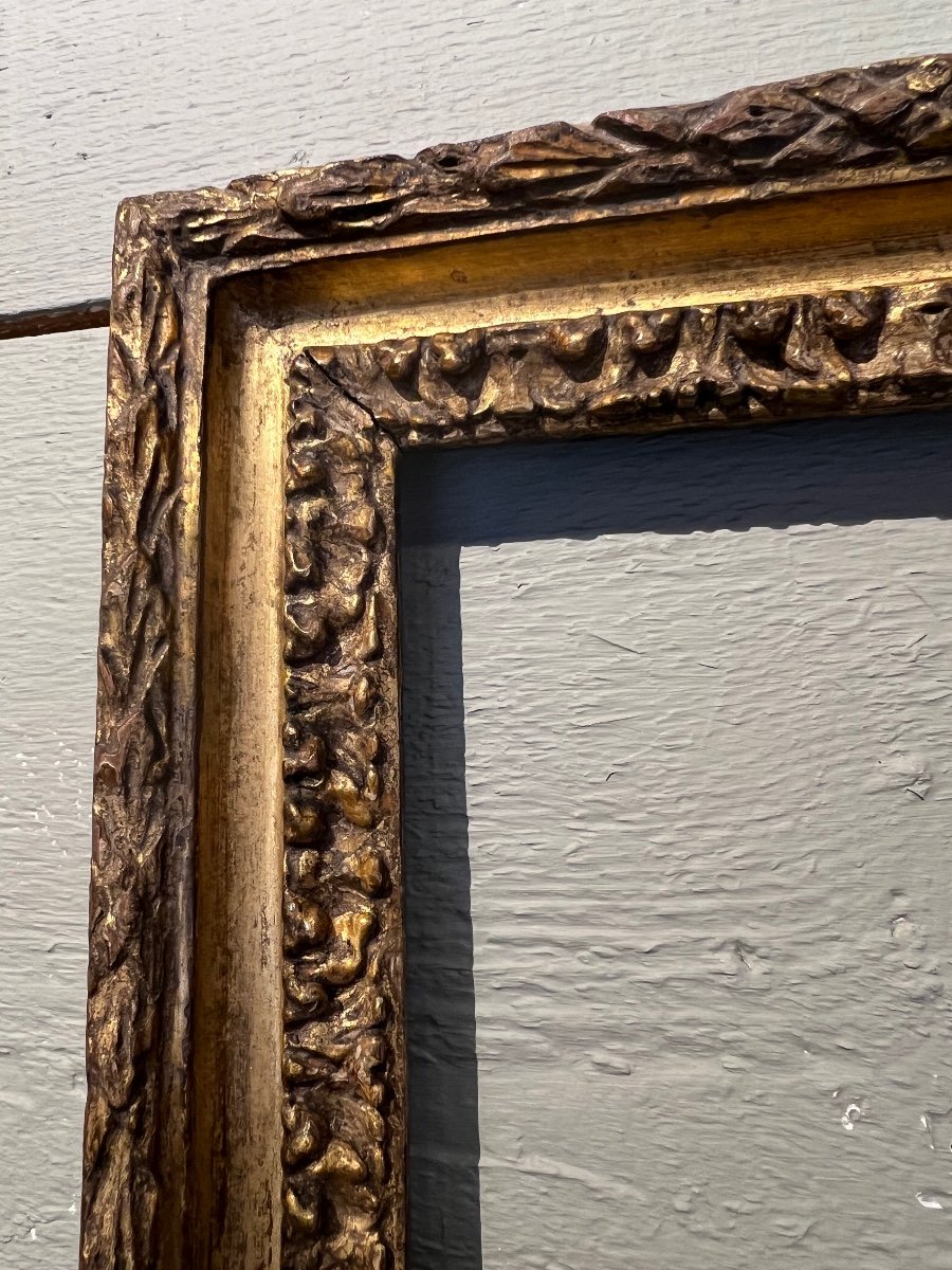 Golden Wood Frame Italy 17th Century-photo-1