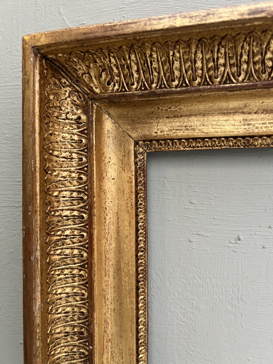 19th Century Gilded Wooden Frame-photo-2