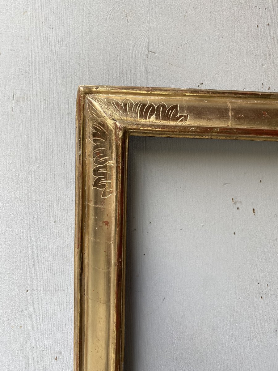 18th Century Golden Wood Frame-photo-2