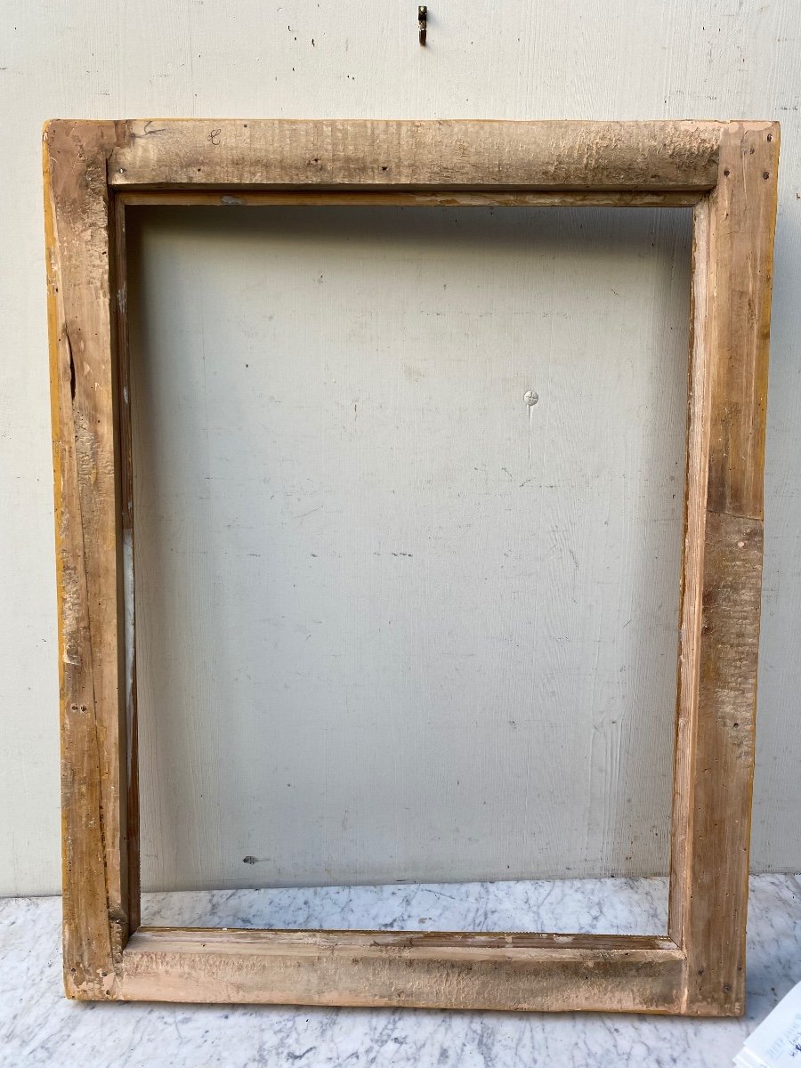 19th Century Golden Wood Frame-photo-5