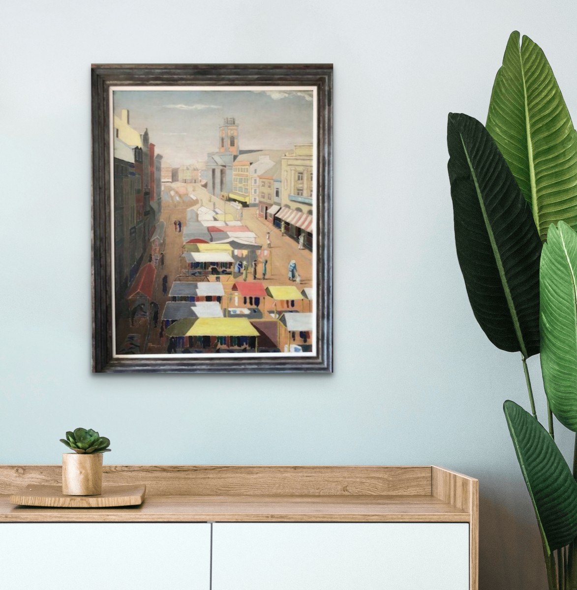 Market Day, Artist To Identify, Signed-photo-2