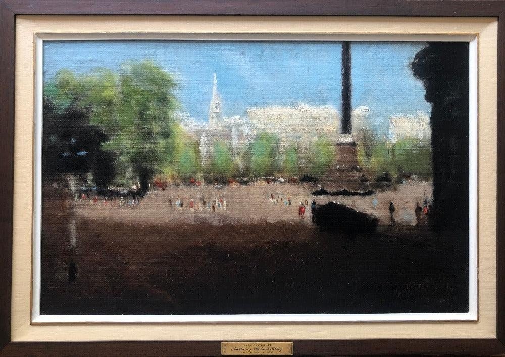 Anthony Klitz (1917-2000), Painting Trafelgar Square From Spring Gardens, Signed