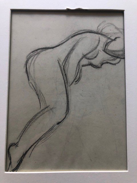 Corneille (1922-2010), Nude (1947), Black Chalk On Paper, Signed-photo-4