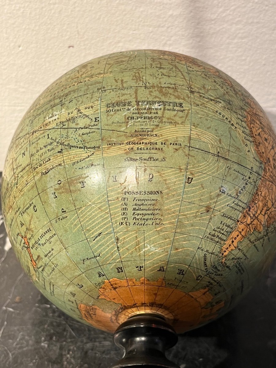 19th Century Terrestrial Globe-photo-2