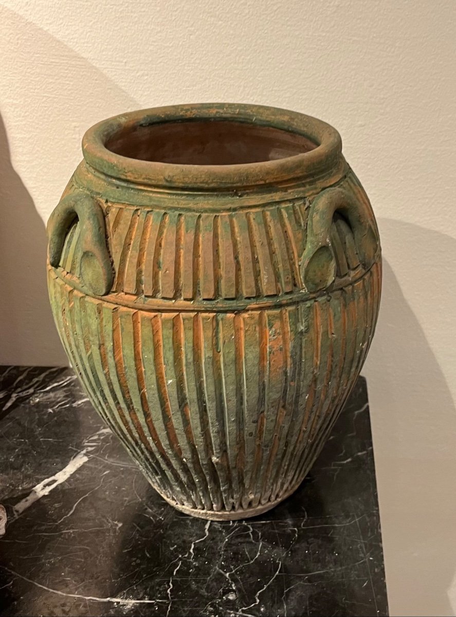 20th Century Terracotta Vase-photo-2