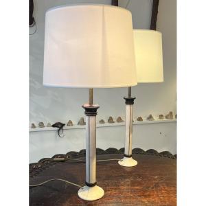 Pair Of Stingray Lamps