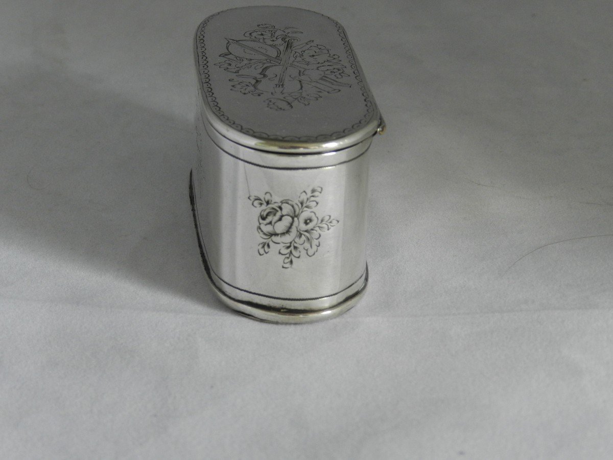 Snuff Box Liège, Engraved-photo-4