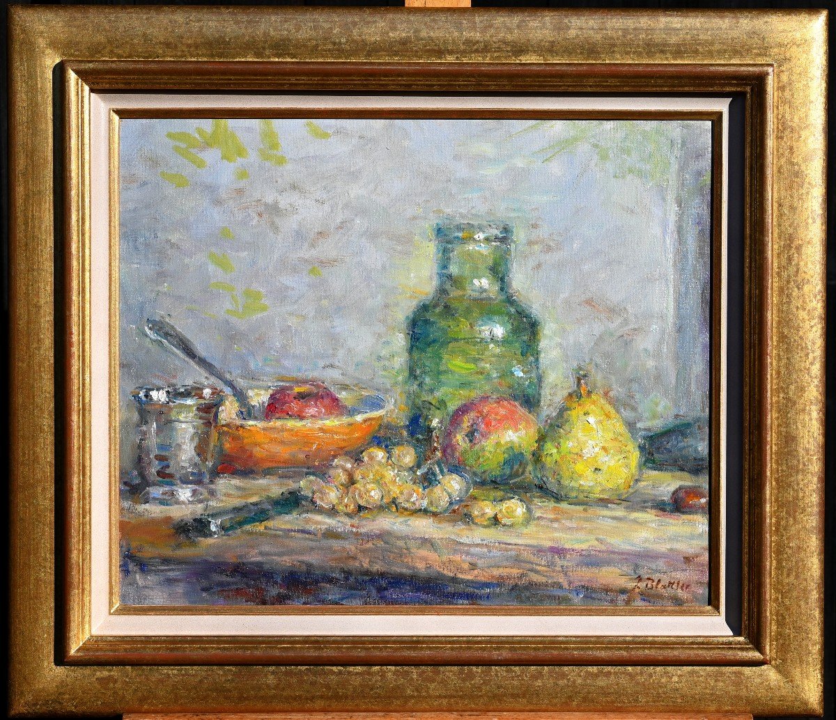 Proantic: Jean Blattler (1923-2018) Still Life With Autumn Fruits | Pa