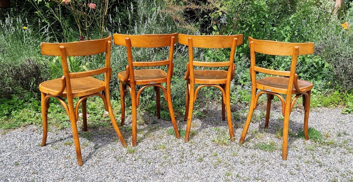 Chaises Bistrot Fischel Wissembourg Années 30 | Bois Courbé, Style Thonet-photo-2