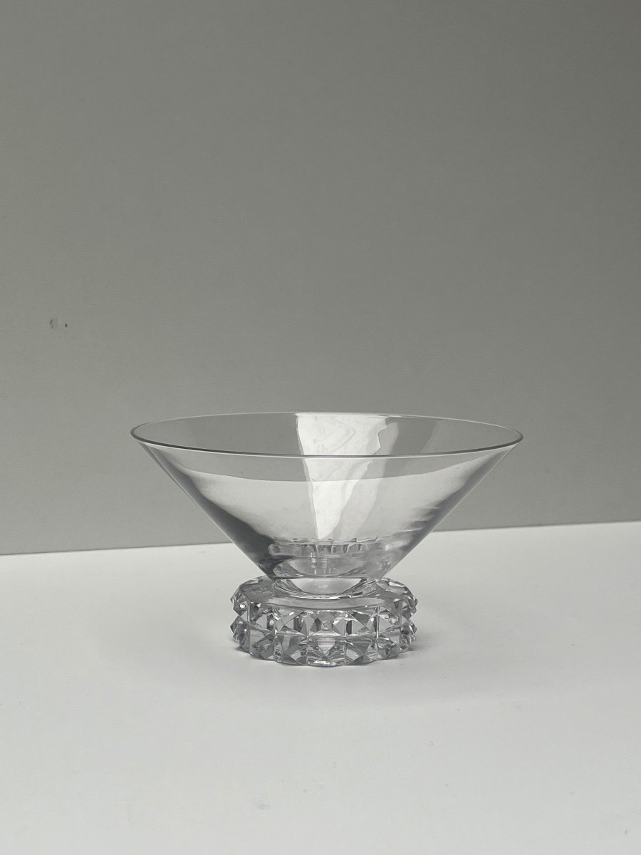 Saint Louis, Set Of Champagne Glasses, Diamond Model -photo-3