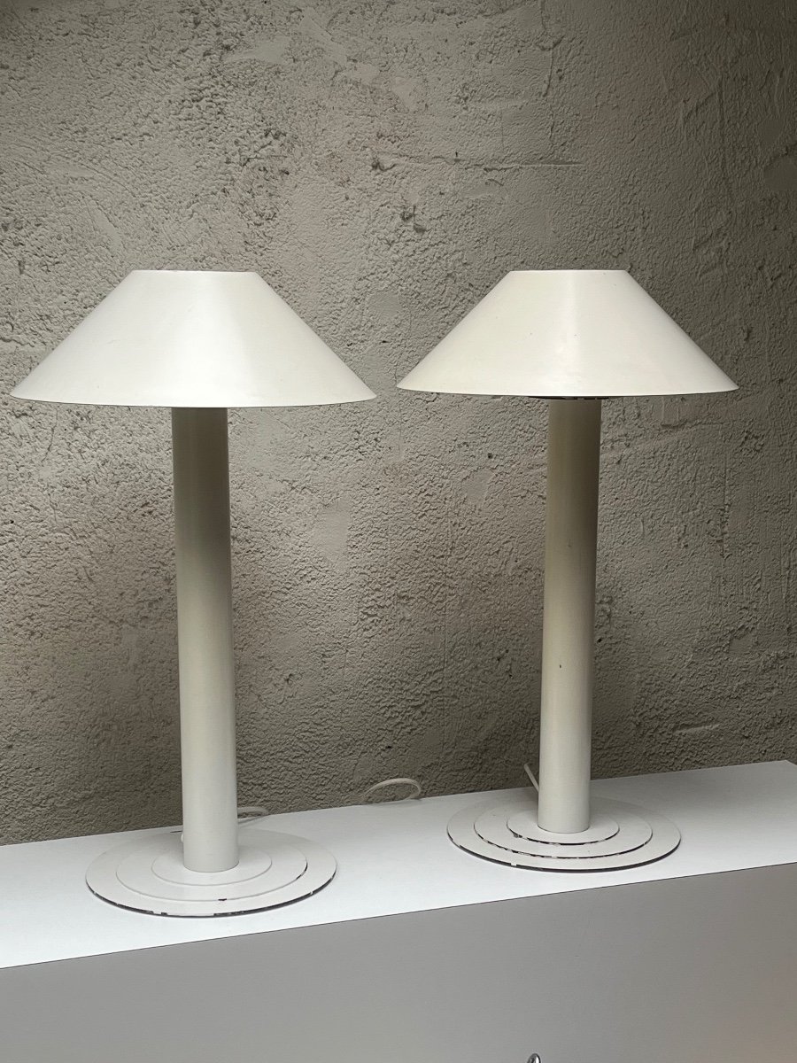 Pair Of Lamps By Bent Karlby For Lyfa, Denmark