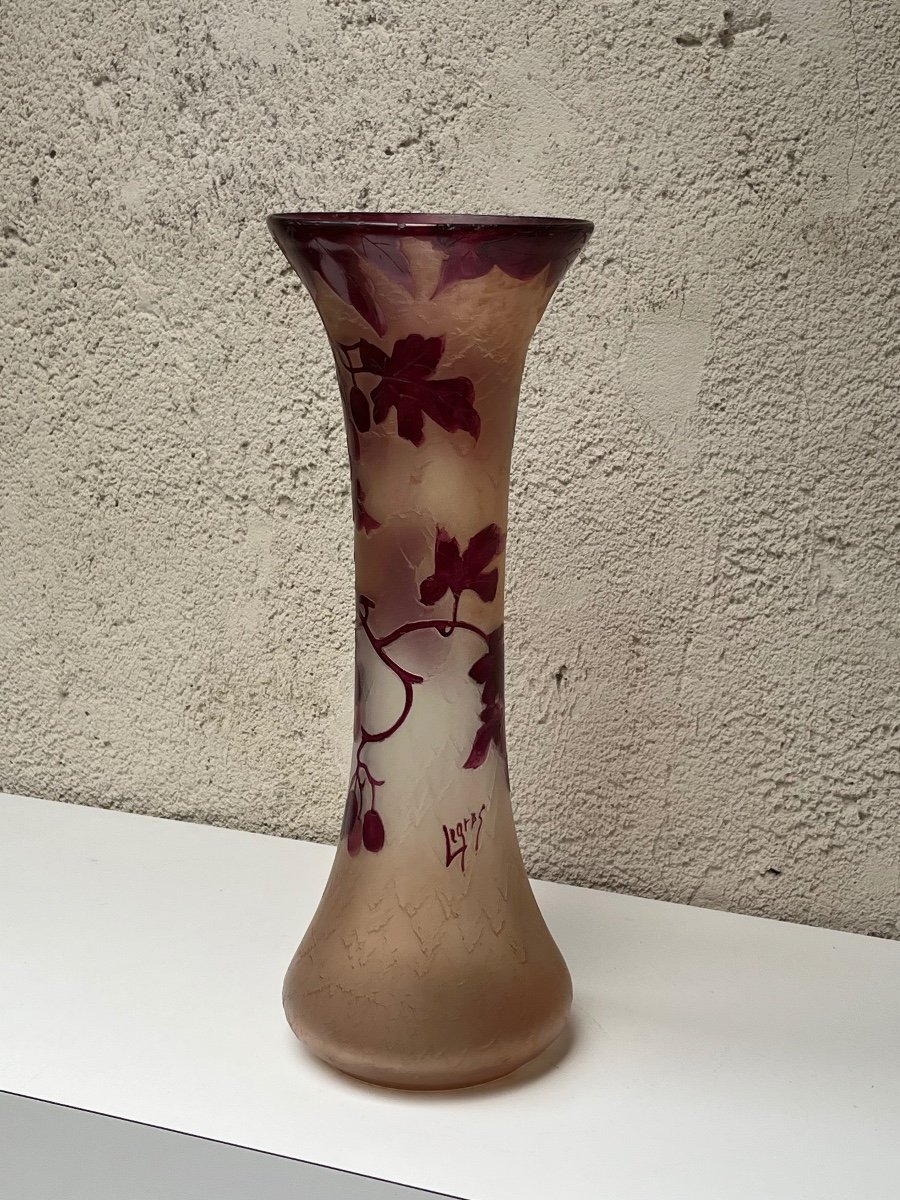 LEGRAS, VASE DIABOLO, MODELE "MONNA"-photo-2