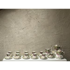 SERVICE A CAFE EN PORCELAINE DE LIMOGES BARNY et RIGONI