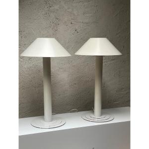 PAIRE DE LAMPES PAR BENT KARLBY POUR LYFA, DANEMARK