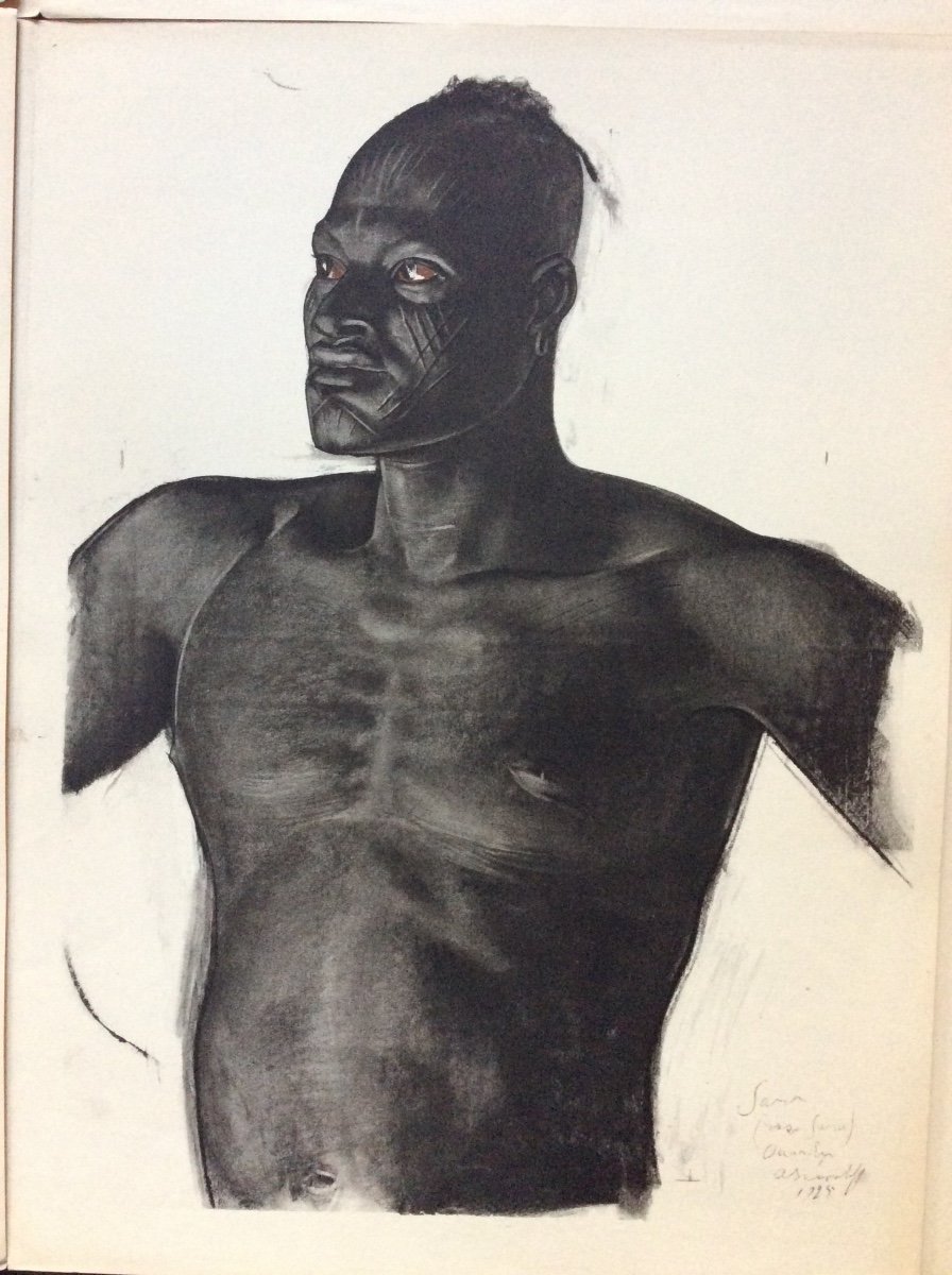 Dessins et peintures d’AFRIQUE , Alexandre IACOVLEFF , Croisière Noire CITROËN 1924-25 -photo-1