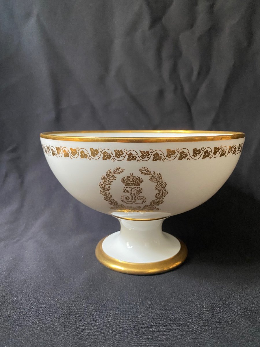 Coup A Fruit En Porcelaine De Sevrés Louis Philippe 1846