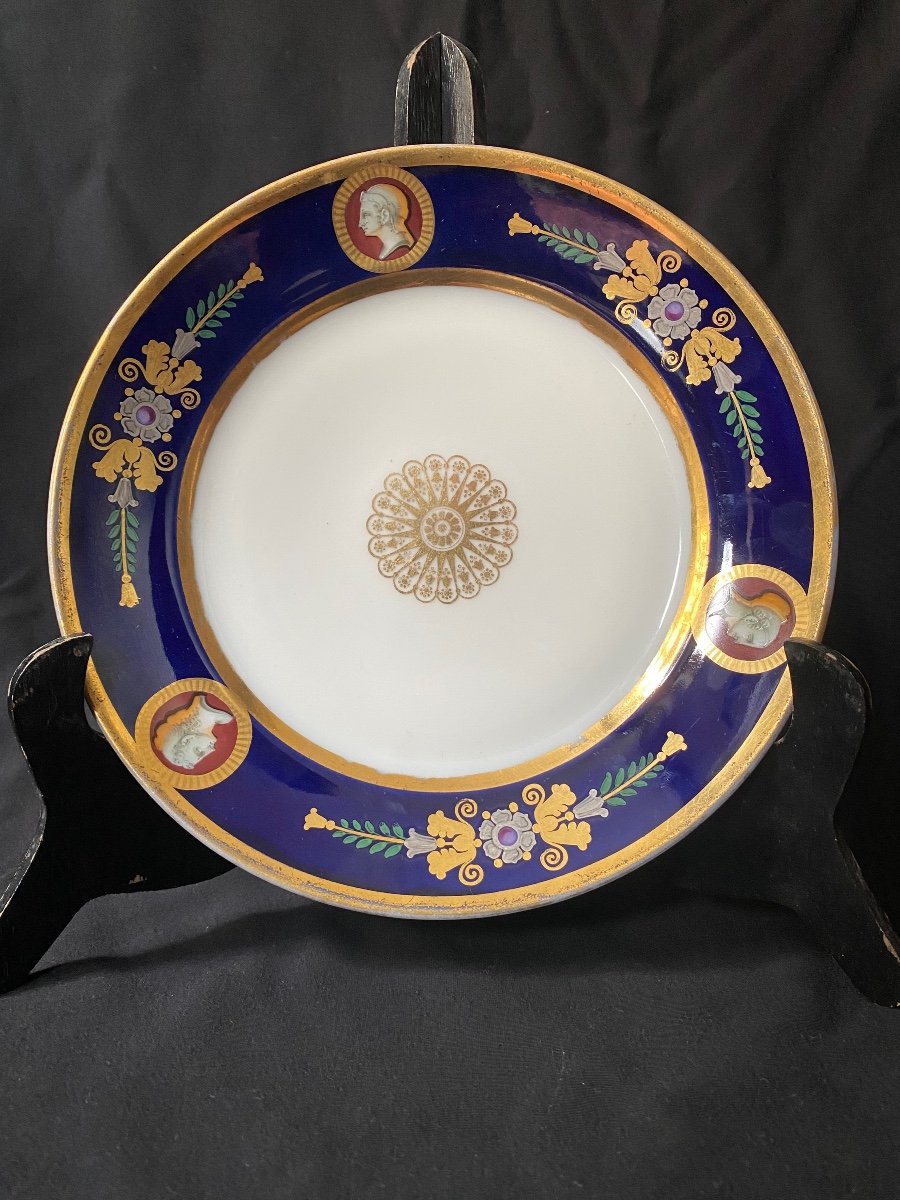 Plate For The Château De Dreux Duc D’orleans  -photo-4