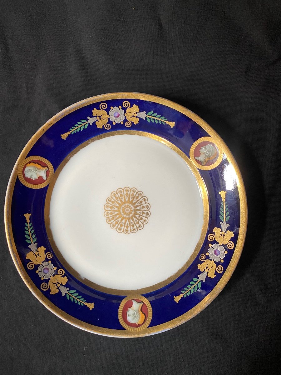 Plate For The Château De Dreux Duc D’orleans  -photo-5