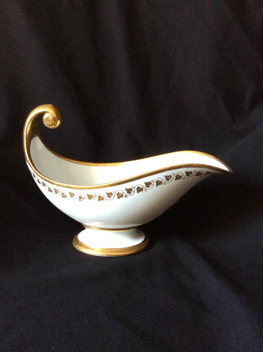 Sèvres Lamp Shape Sauceboat