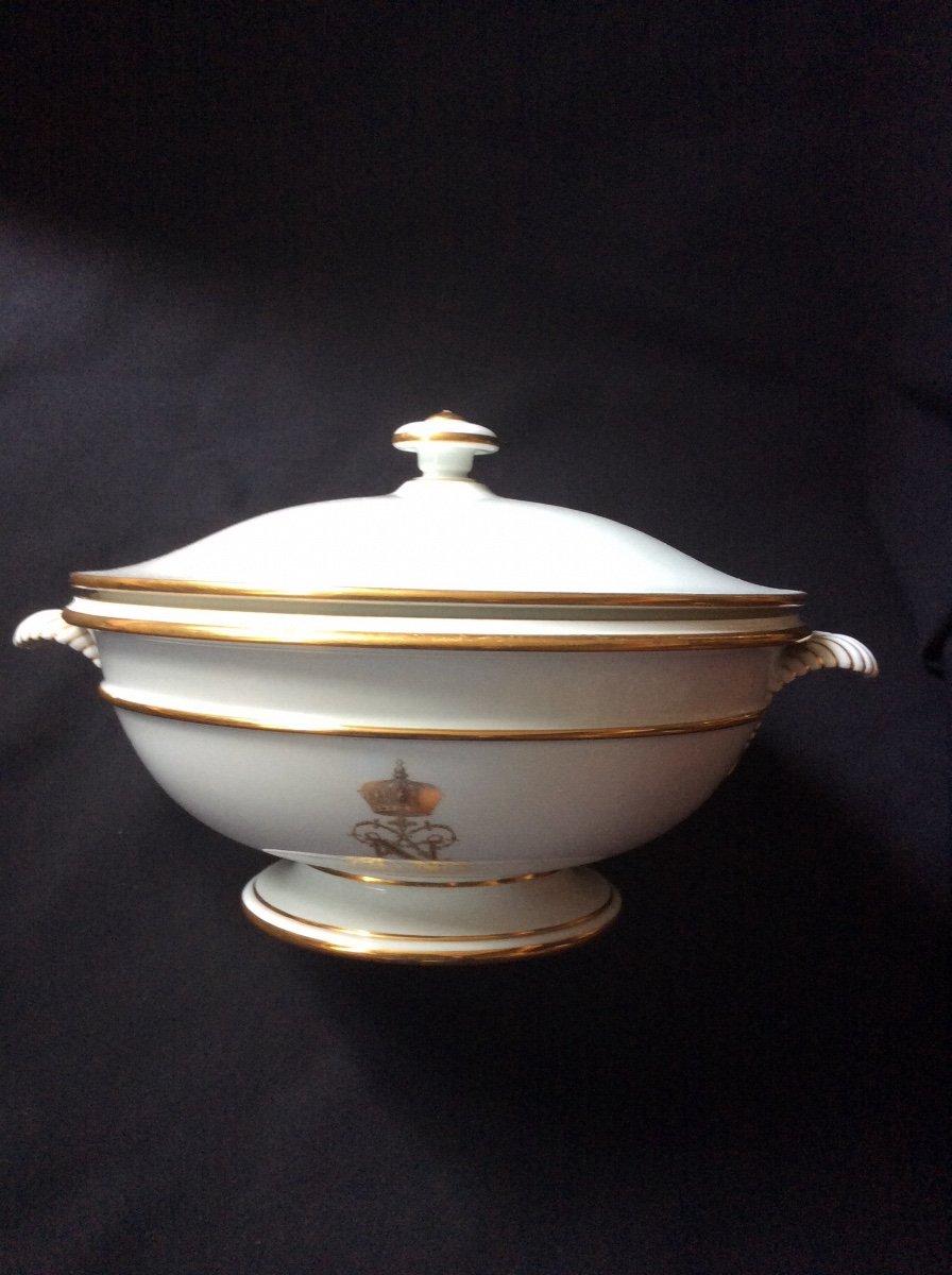 Napoléon III Sèvres Porcelain Vegetable Dish