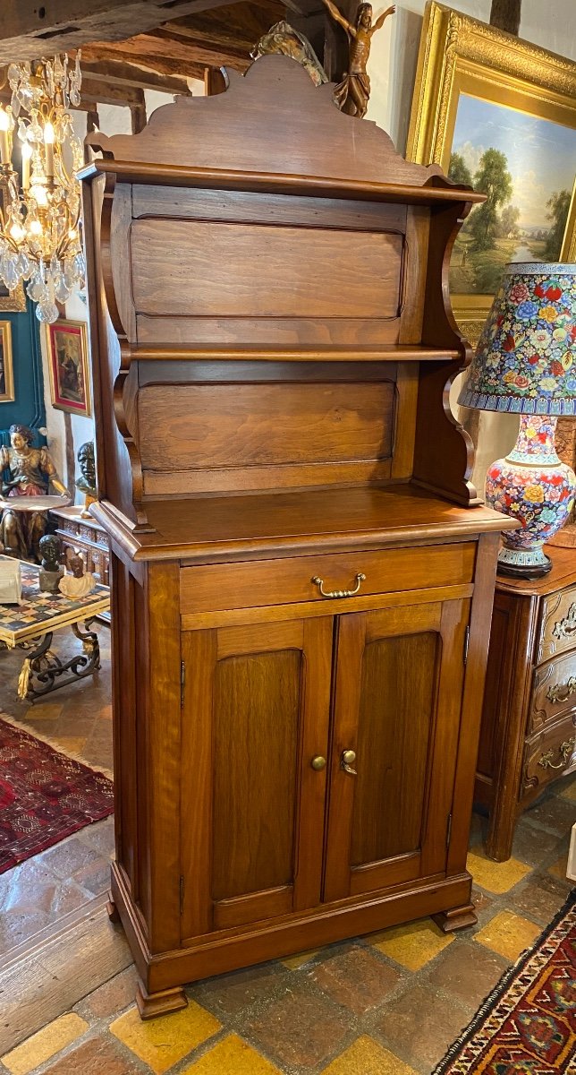 Charming Napoleon III Office Buffet In Walnut