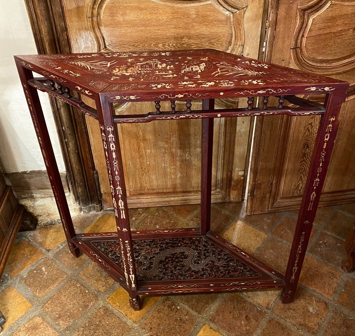 Vietnam Console From The Paris Universal Exhibition 1889