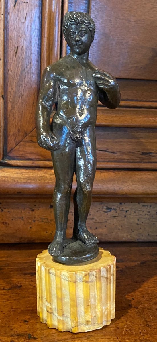 Paris Ou Hercule Jeune, Bronze De La Fin Du XVII Eme Siècle 