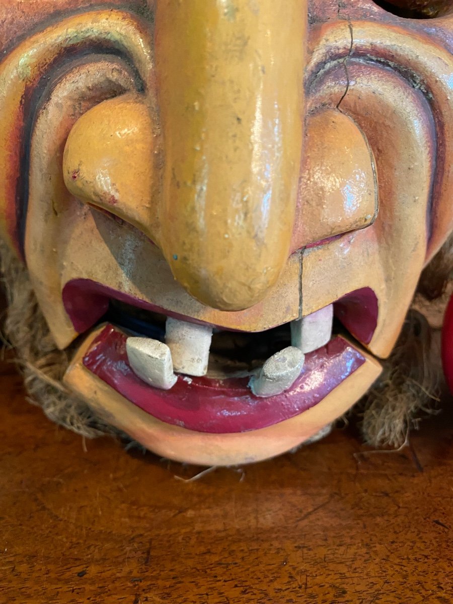 Large Hahoetal Scary Mask, Korea 20 Eme Century-photo-3