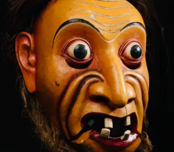 Large Hahoetal Scary Mask, Korea 20 Eme Century-photo-8