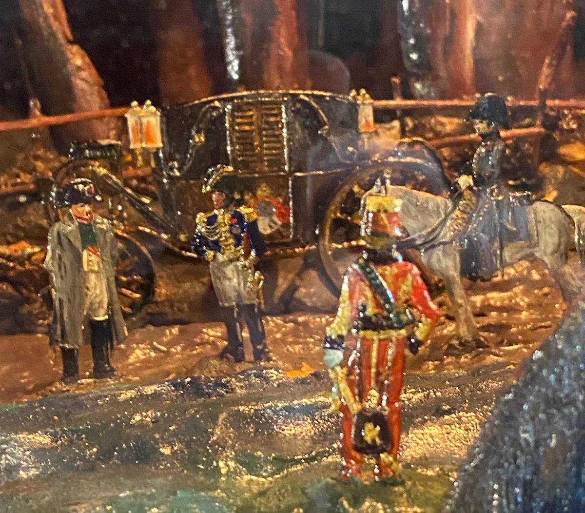 Napoléon En Campagne, Grand Diorama Du Début Du XX Eme Siècle -photo-8