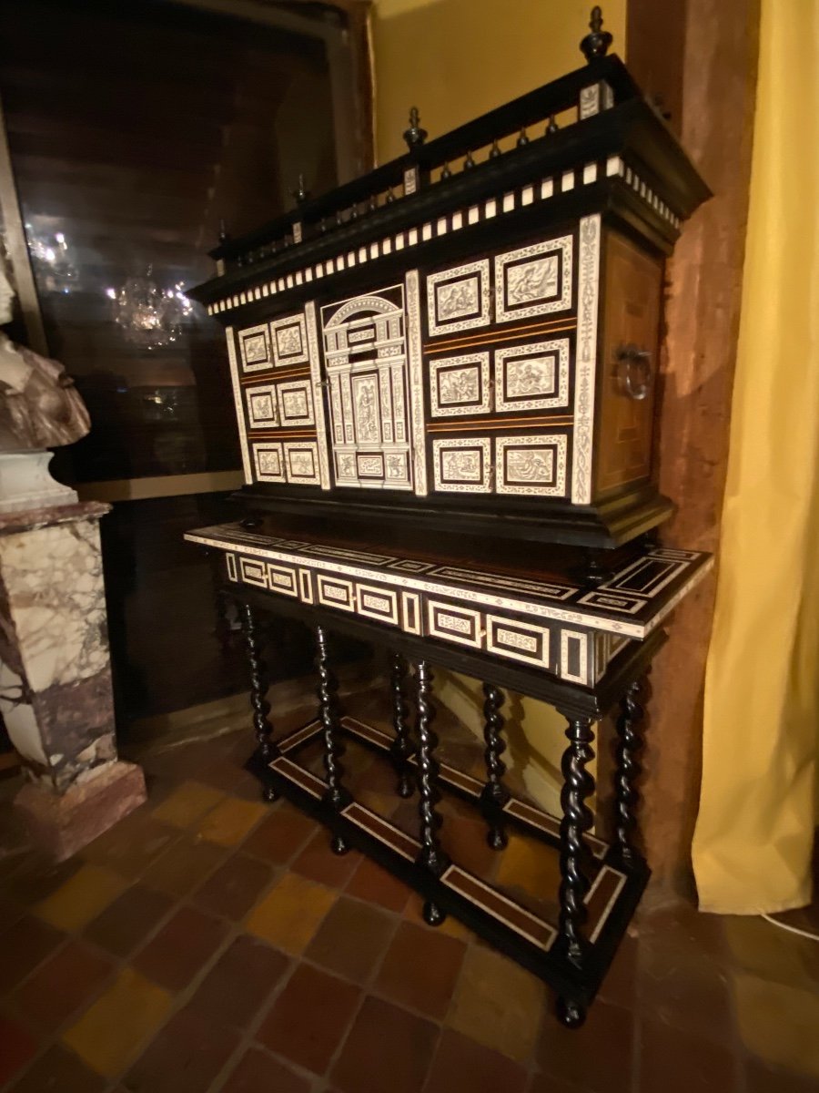 Cabinet With Musical Instruments, End Of 19th Century-photo-4