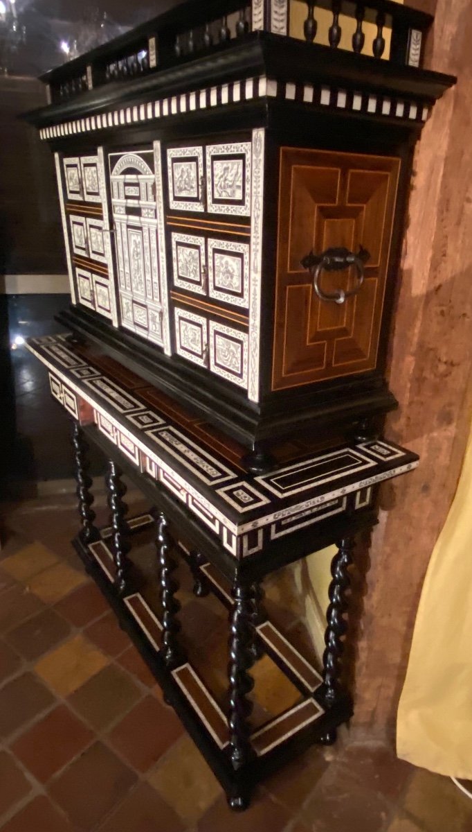 Cabinet With Musical Instruments, End Of 19th Century-photo-3