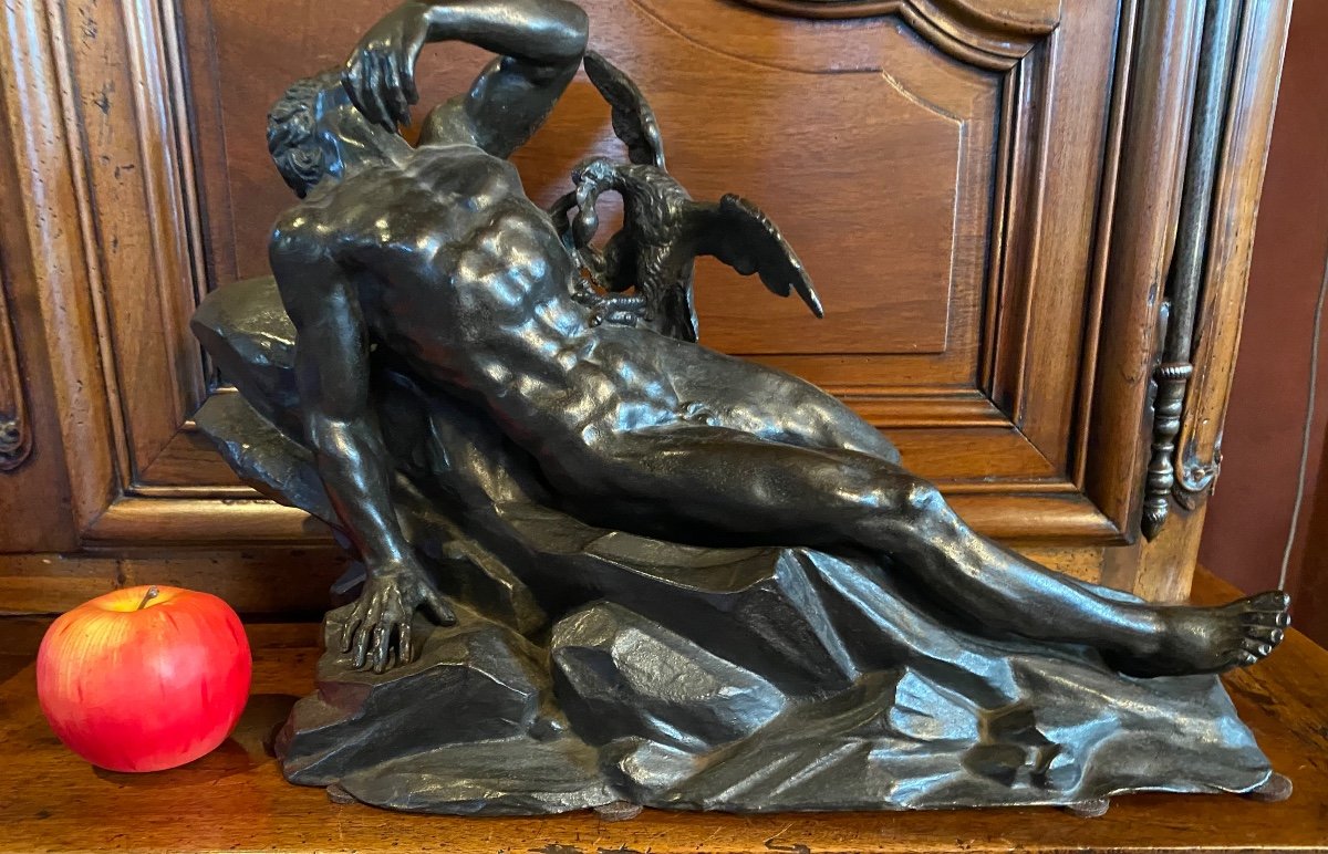 Torture Of Prometheus, Surprising Cast Iron Sculpture From The 19th Century