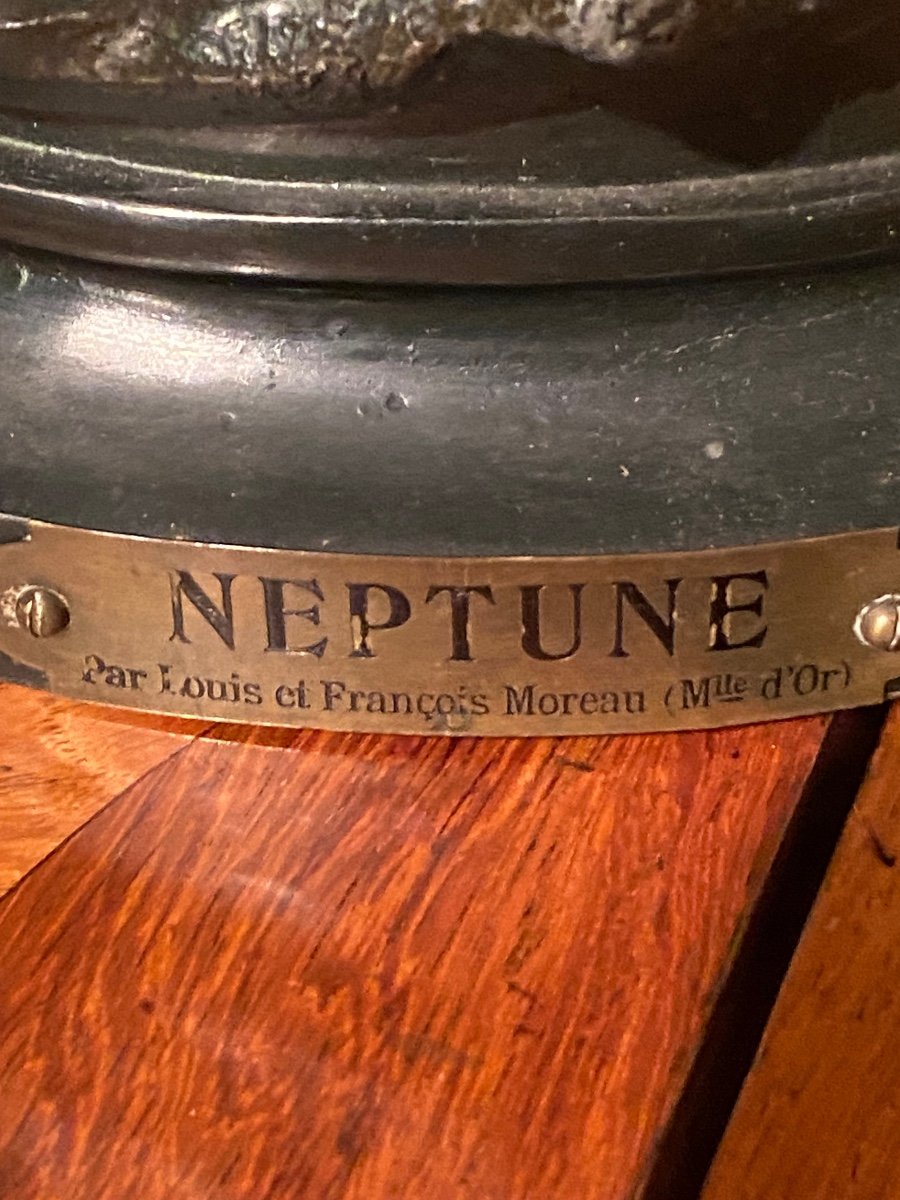 The Winning Chariot Of Neptune Signed By The Moreau Brothers-photo-4