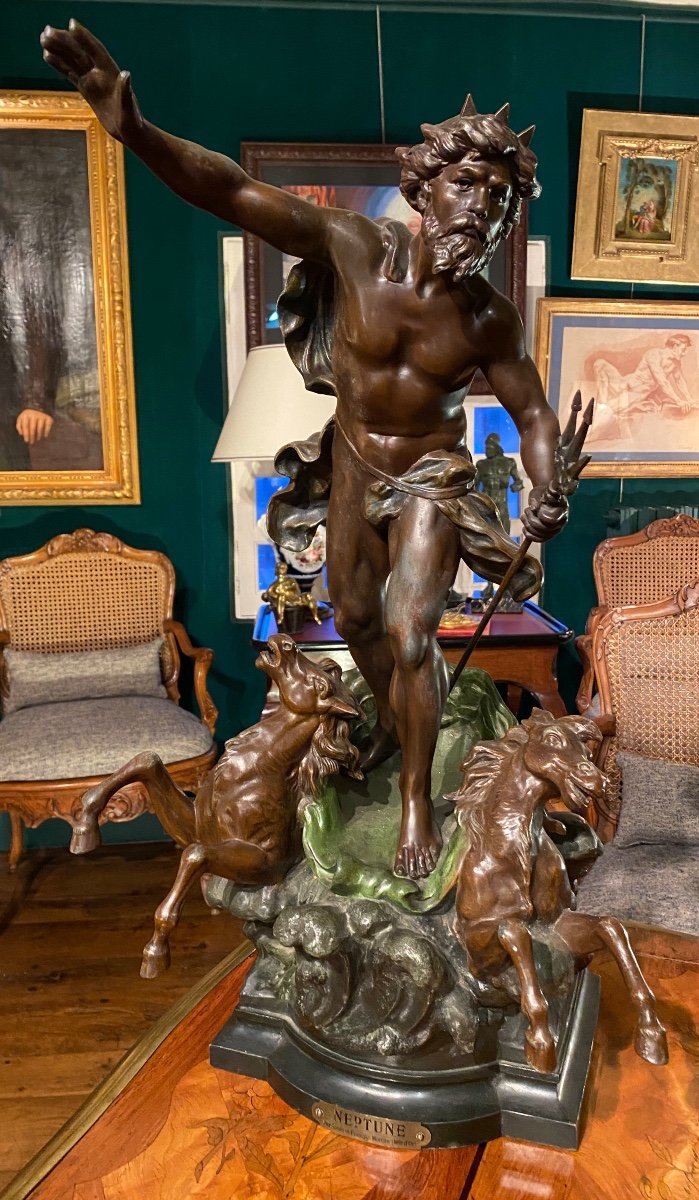 The Winning Chariot Of Neptune Signed By The Moreau Brothers