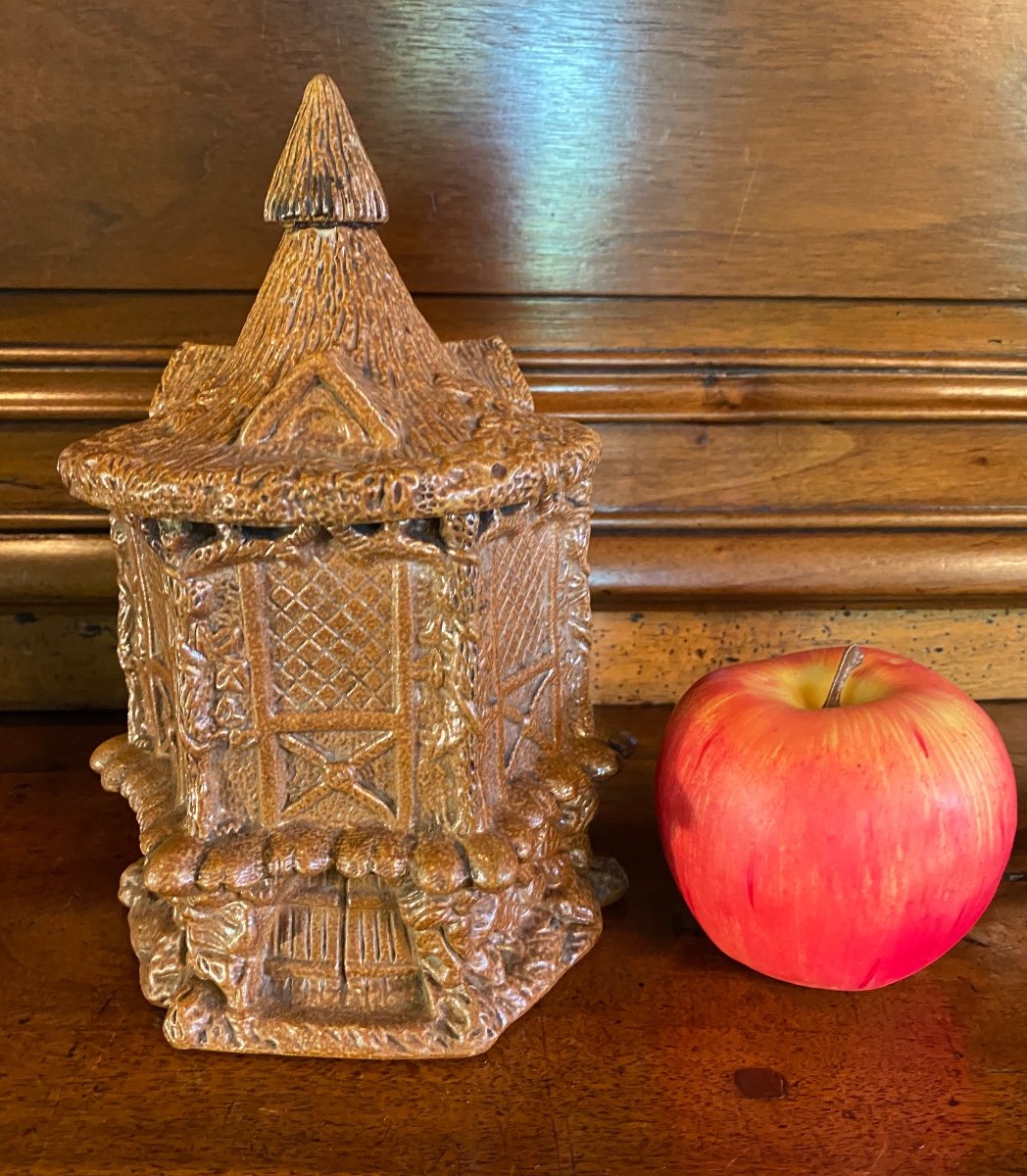 Tobacco Pot From The 19th Century, Chalet, Mill, Beehive 