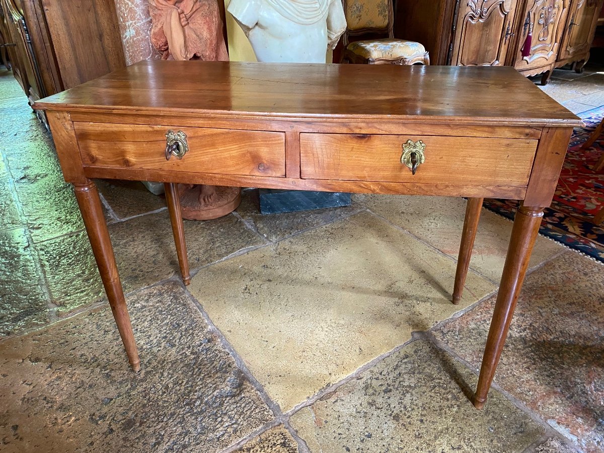 Table Bureau En Merisier D’époque Directoire -photo-4