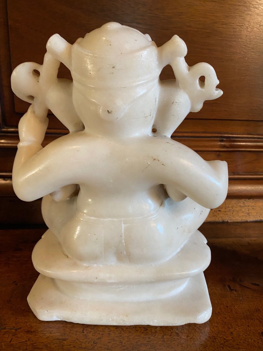 Ganesh In Alabaster, India Early 20th Century -photo-1