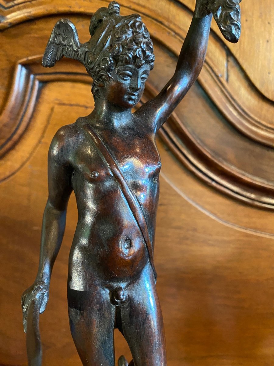 Persée Et La Tête De Méduse, D’après Benvenuto Cellini, Bronze Du Grand Tour XIX Eme Siècle -photo-4