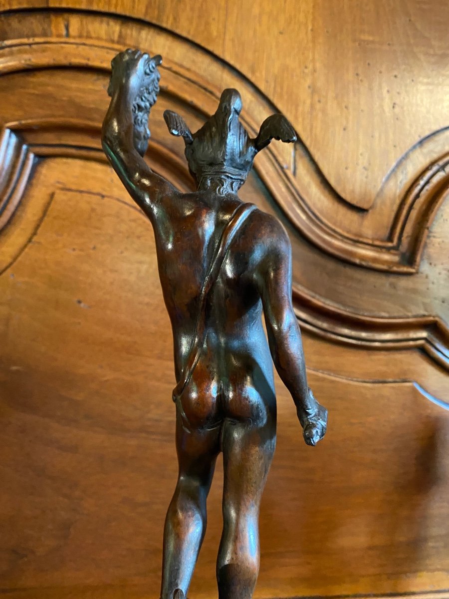 Persée Et La Tête De Méduse, D’après Benvenuto Cellini, Bronze Du Grand Tour XIX Eme Siècle -photo-5