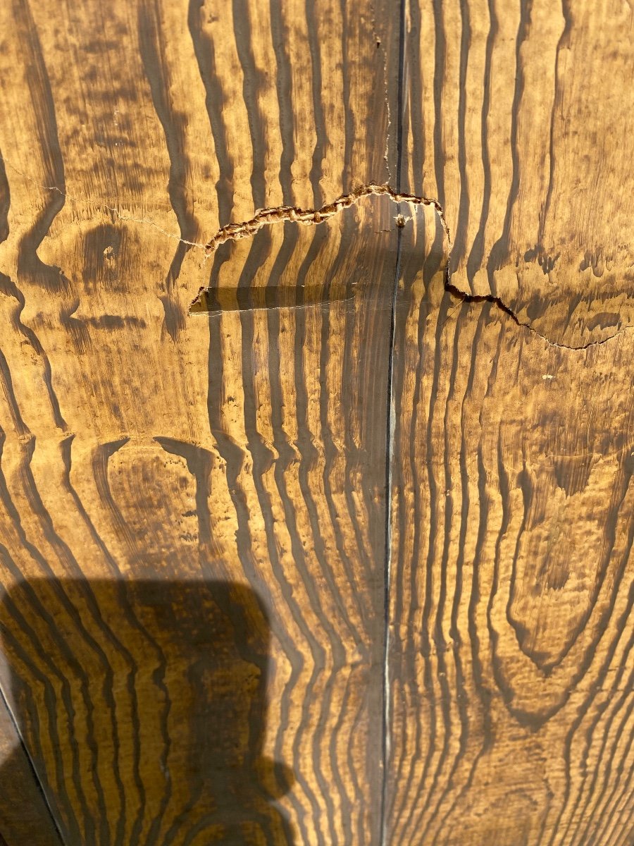 Superbe Paravent à 6 Feuilles D’après Zuber, Scène Côtière Fin Du XIX Eme Siècle -photo-2