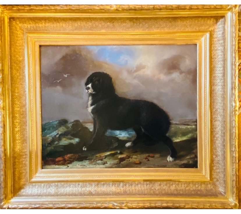 Terre-neuve en bord de mer, Du XIX Eme Siècle, D’après Sir Edwin Henry Landseer (1802-1873)-photo-7