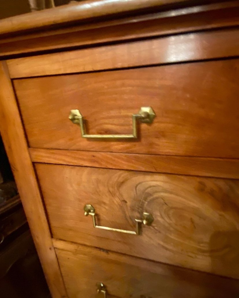 Large Cherrywood Chest Of Drawers, First Half Of The 19th Century -photo-3