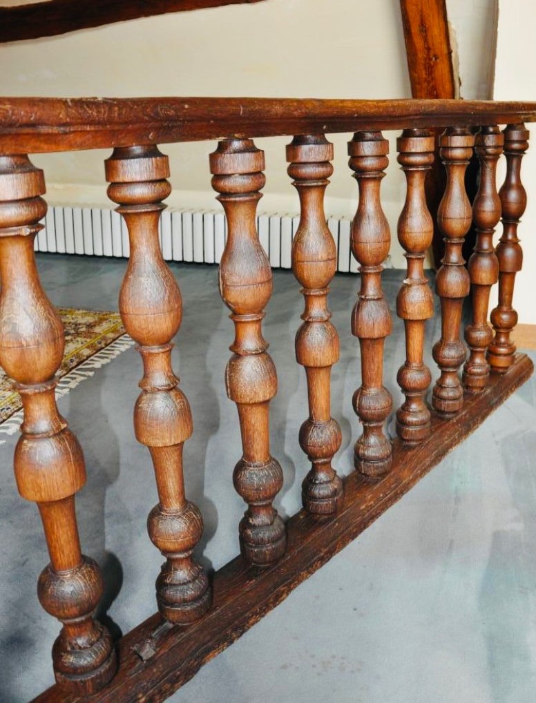 Bel élément De Boiserie Grande Balustrade D’époque Louis XIV -photo-4