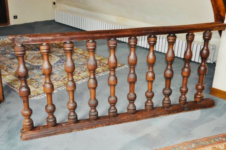 Bel élément De Boiserie Grande Balustrade D’époque Louis XIV -photo-3