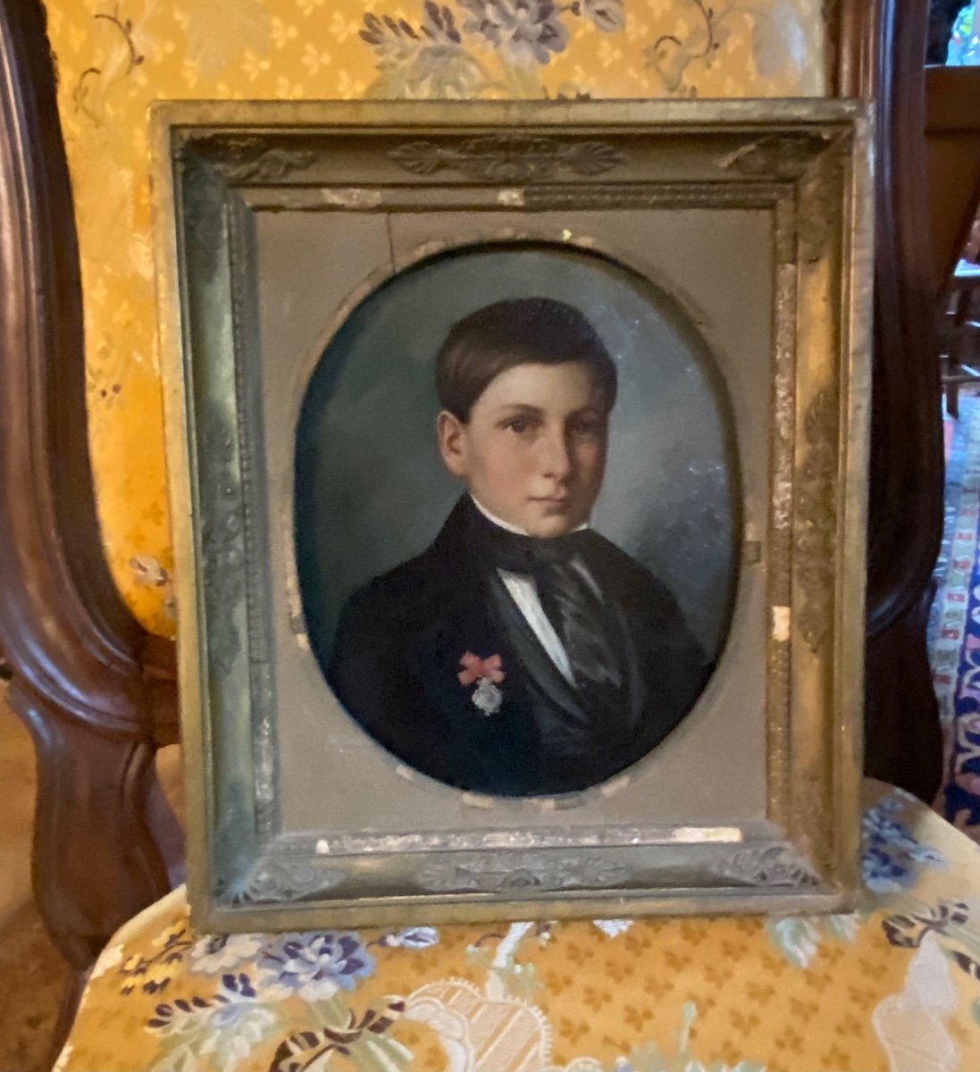 Portrait Of A Young Man On Metal, 1849-photo-1